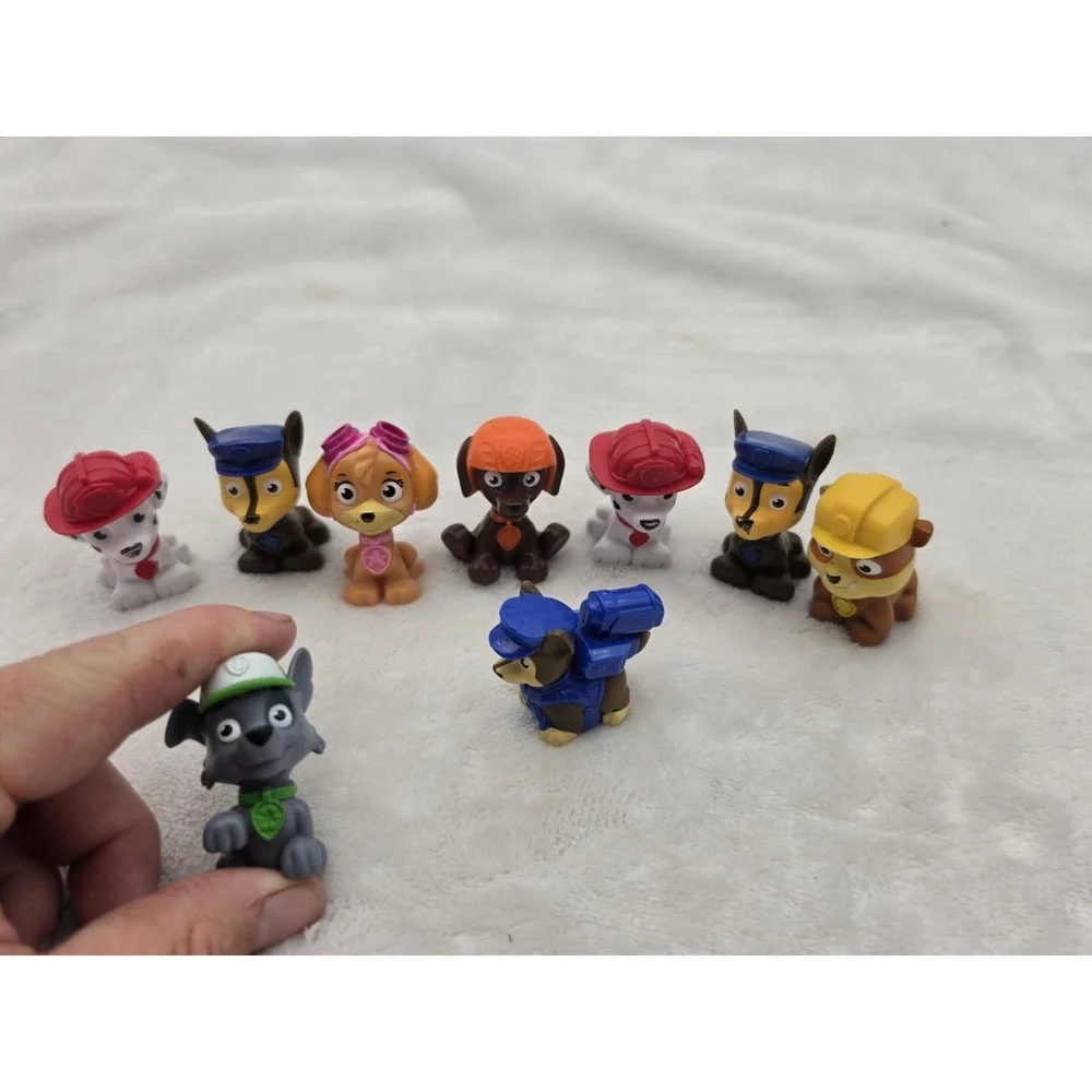 Lot of 9~Paw Patrol Mini Figurines~1.75 inch Dog Figures